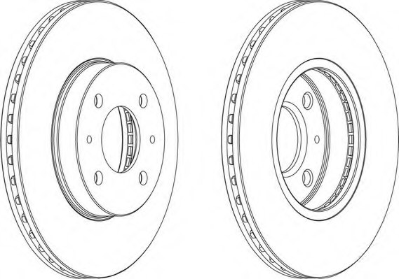 FERODO DDF689 Brake Disc